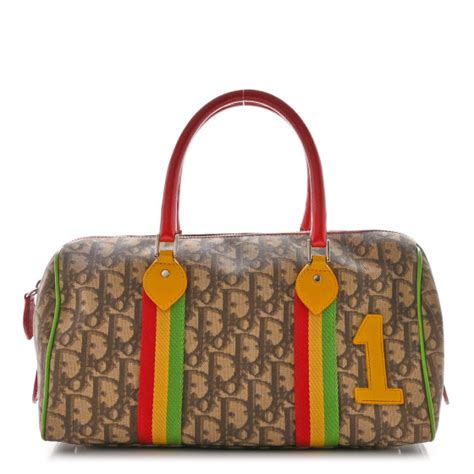 CHRISTIAN DIOR Monogram Rasta Boston Beige.